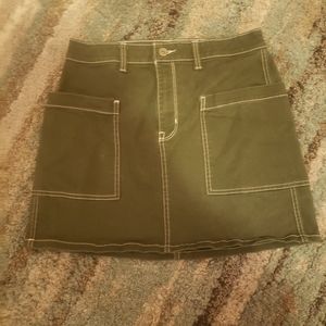 Arizona khaki green miniskirt